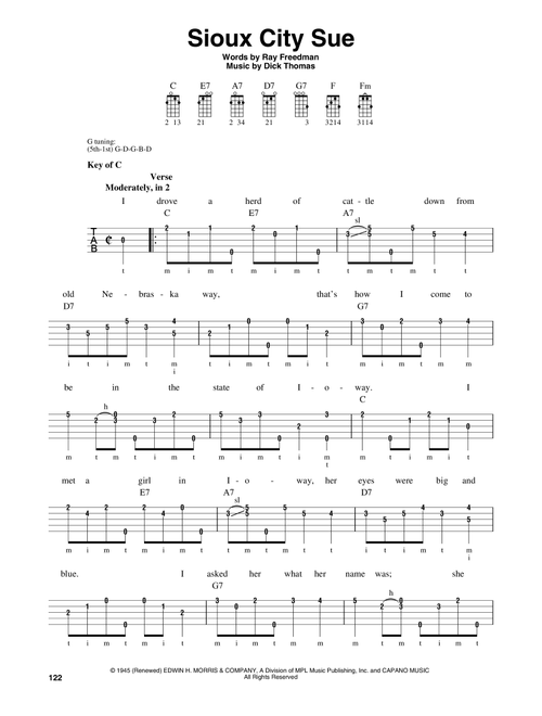 Sioux City Sue - Dick Thomas (Banjo)