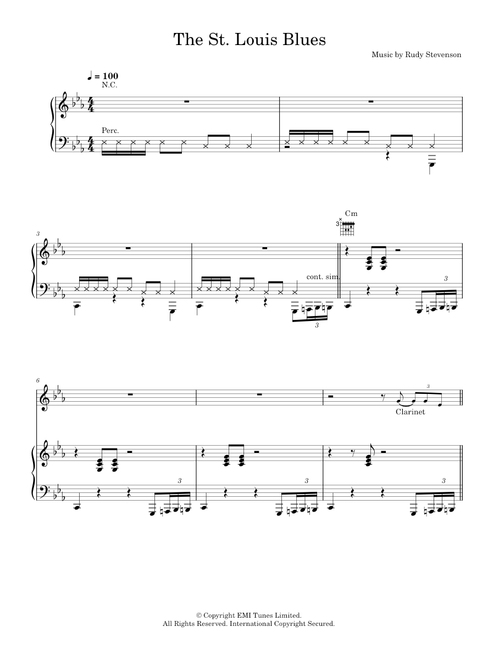The St. Louis Blues - Hugh Laurie (Piano-Vocal-Guitar (Piano Accompaniment))