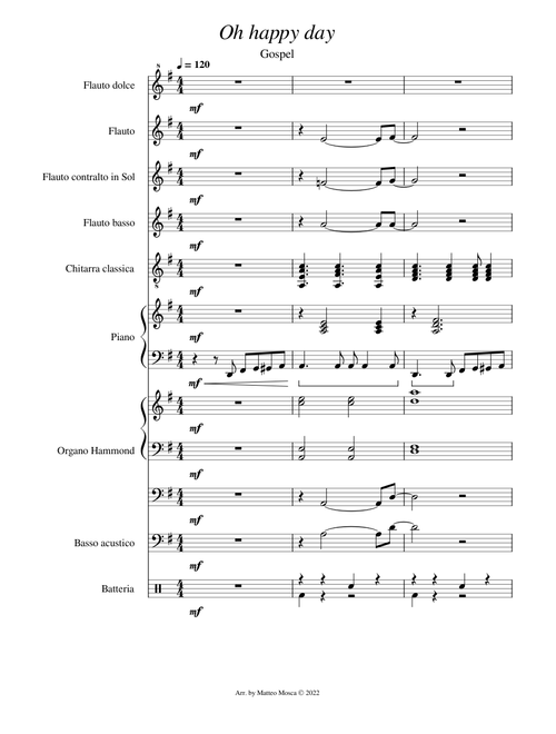 Oh happy day – Misc Traditional