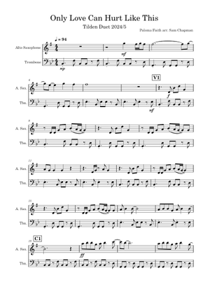 Play Official version of Only love can hurt like this Sheet Music by ...