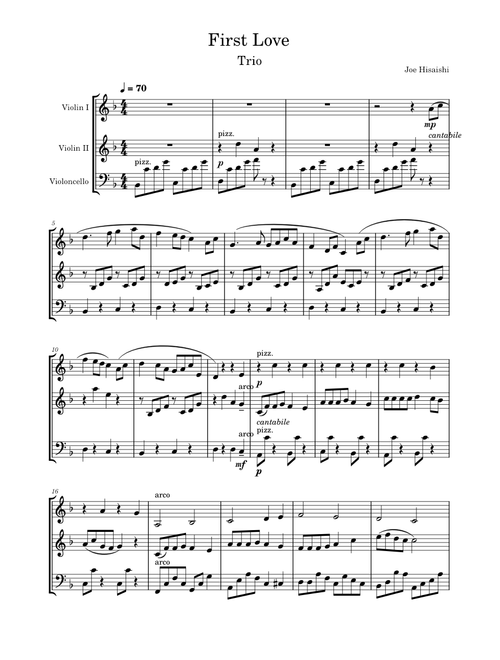 1st love for string Trio