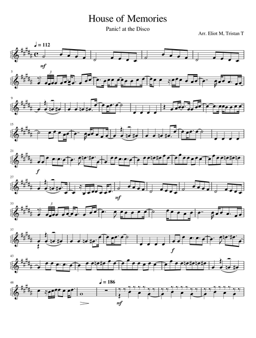 House of Memories – Solo for Tenor Saxophone