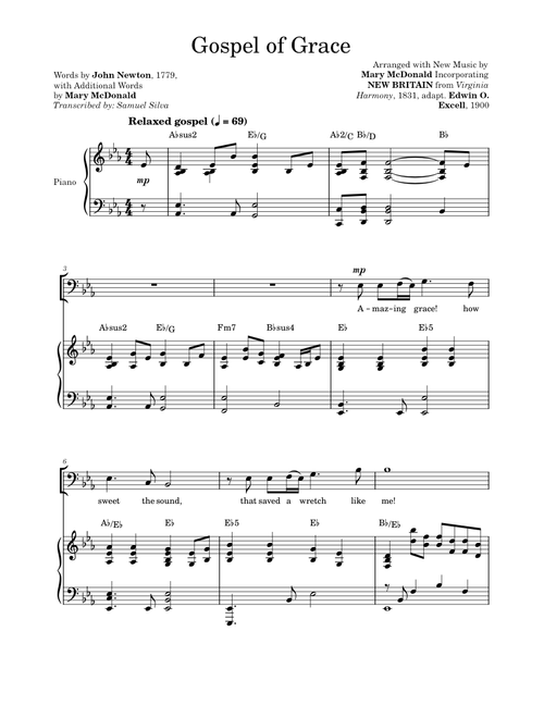 Gospel of Grace - Mary McDonald