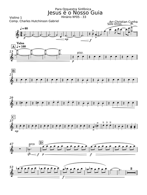 Hino 33 CCB - Jesus é o Nosso Guia - Charles Hutchinson Gabriel