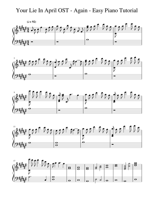 Free K-on sheet music | Anime hub | Download PDF or print on