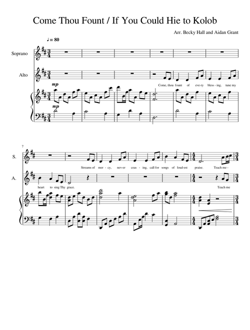 Come Thou Fount / If You Could Hie to Kolob