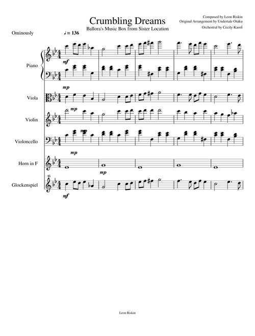 Crumbling Dreams (Orchestral Arrange) Incomplete