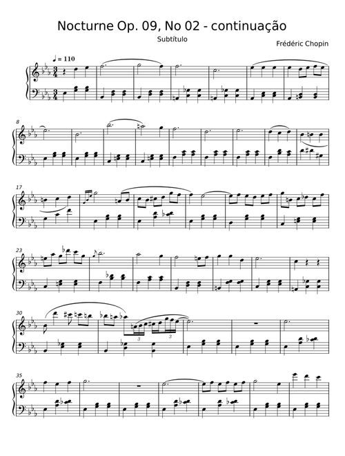 Nocturne - Frédéric Chopin