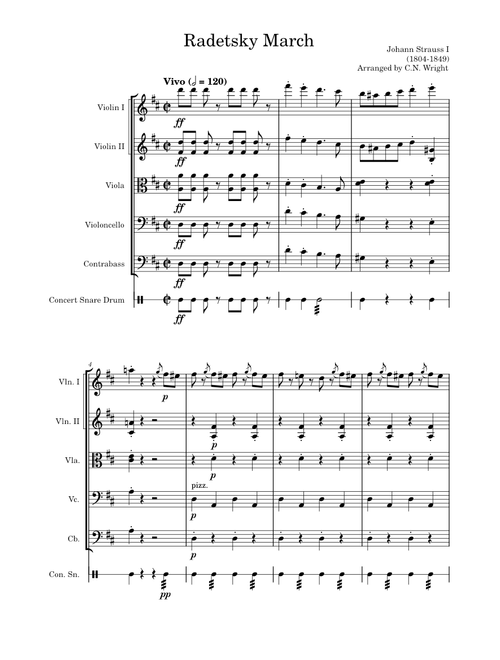 Radetsky March - Johann Strauss I