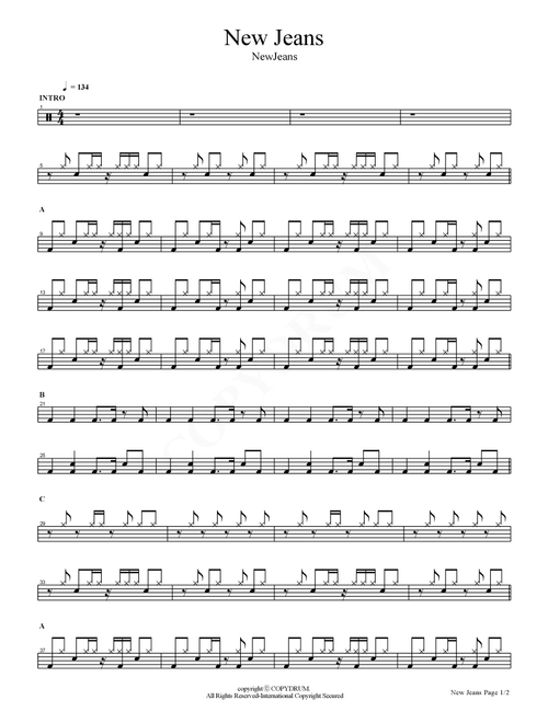 New Jeans (Arr. COPYDRUM) - Newjeans (Drums)