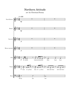 Northern Attitude - Noah Kahan Sheet Music with Chords for Piano ...