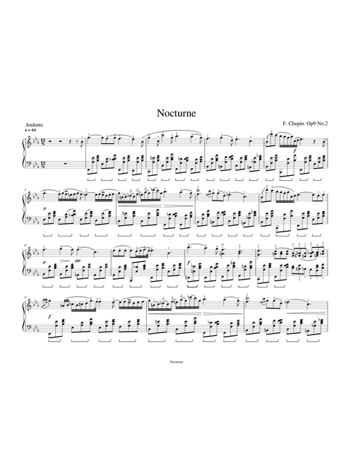 Nocturne - Piano