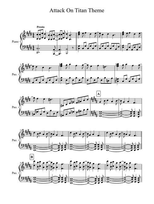 Attack On Titan Theme (Guren No Yumiya)