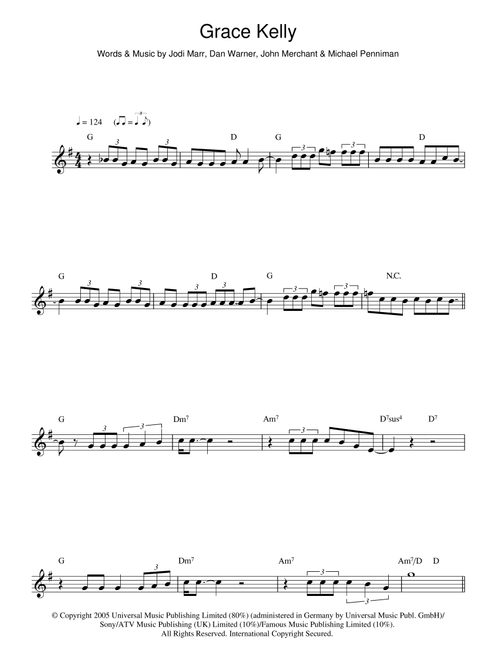 Grace Kelly - Mika (Flute Solo)