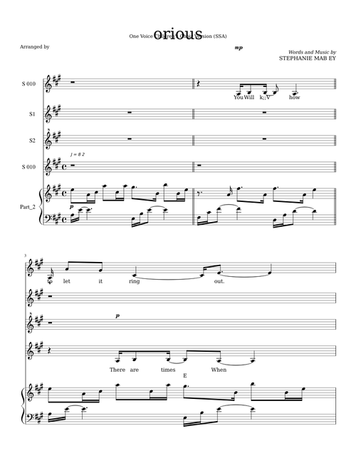 Glorious – Stephanie Mabey