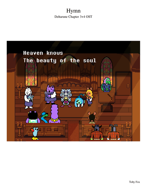 Hymn - Deltarune Chapter 3+4 OST – Toby Fox