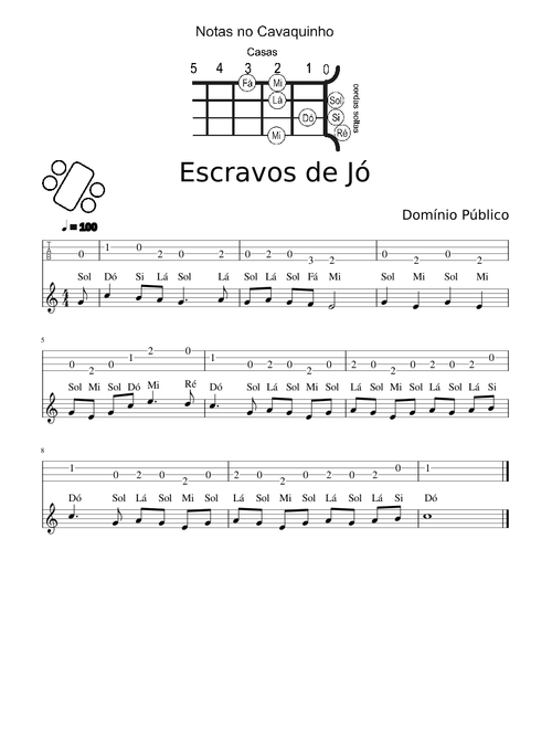Escravos de Jó - Domínio Público