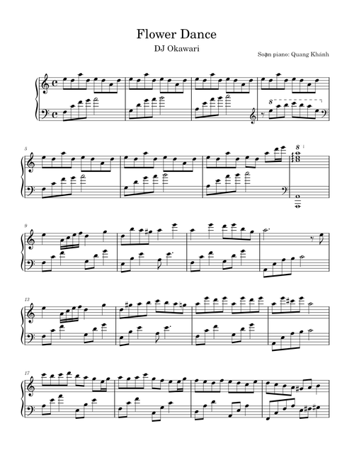 Flower Dance – Unknown author