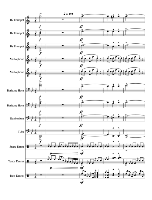 Yaegerist Theme for Drum Corps