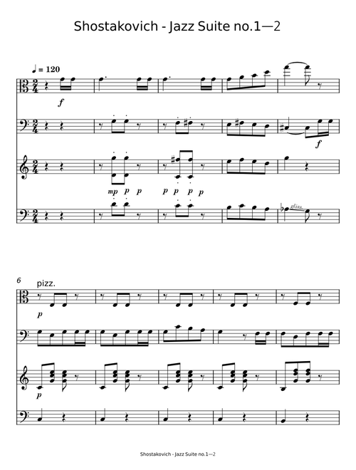 Jazz Suite No.1-2 - Dmitri Shostakovich
