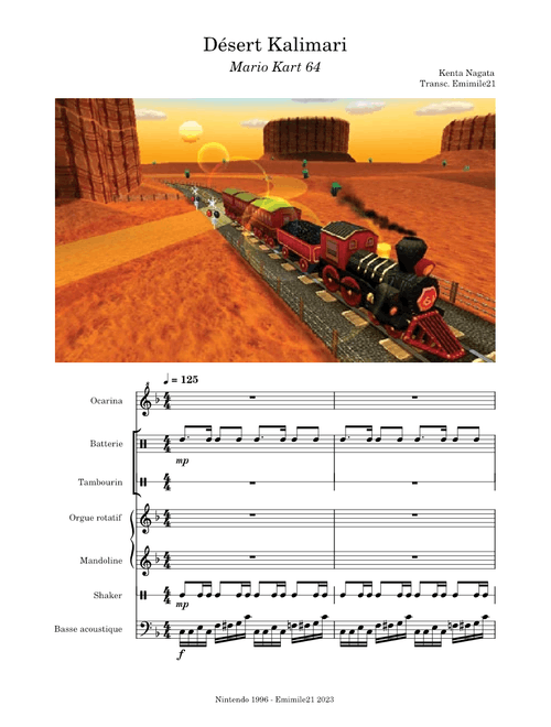 Désert Kalimari | Kalimari Desert - Mario Kart 64
