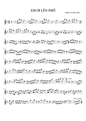 Image Vương Mãng image beautiful image beautiful image beautiful - mang chủng sheet music by nguyenphungma | Play, print, and ...