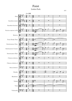 Faint – Linkin Park Faint Sheet Music for Drum group (Solo) | MuseScore.com