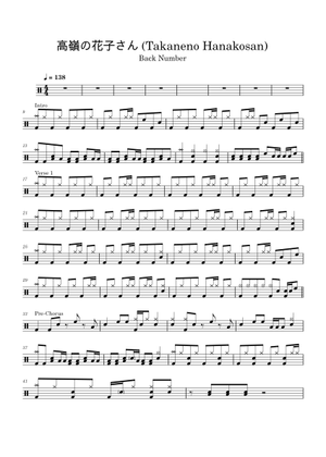 Takane no Hanako san Easy Sheet Music for Piano (Solo) | MuseScore.com