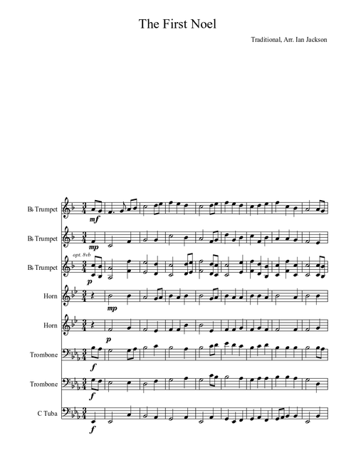 The First Noel Brass Choir