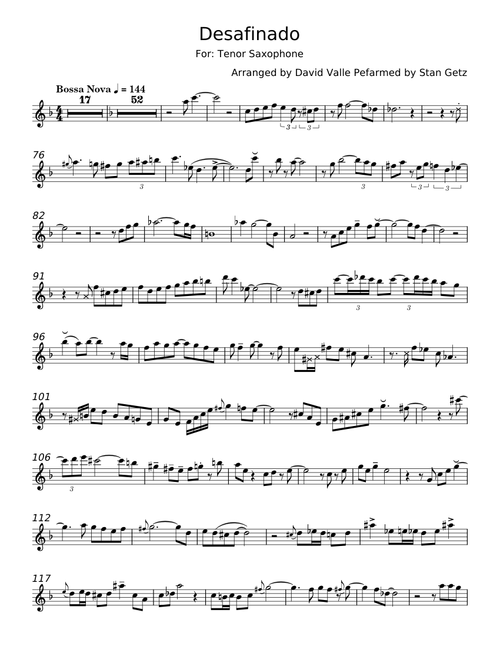 Desafinado - Stan Getz