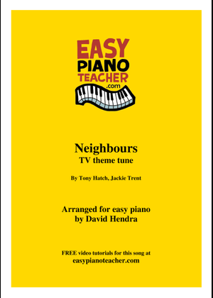Theme From Neighbours - Tony Hatch Sheet Music with Chords for Piano ...