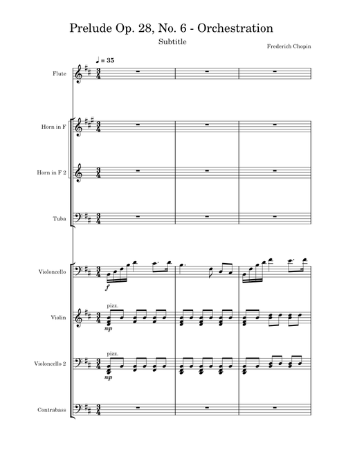 Prelude in E minor Op. 28 No. 4 – Frédéric Chopin Prelude Op. 28, No
