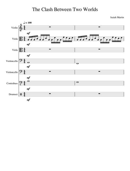 The Clash Between Two Worlds (Original)