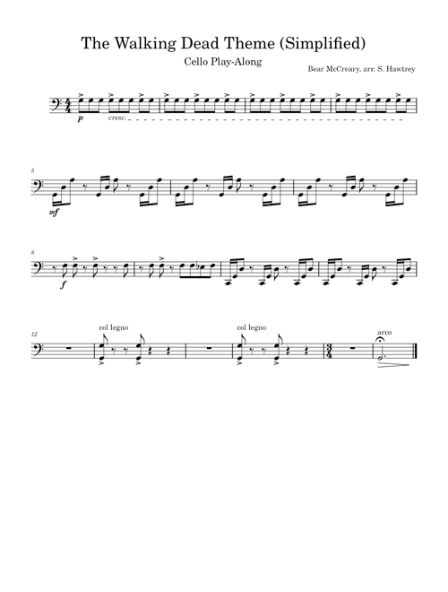 The Walking Dead - Main Title (Simplified) – Bear McCreary