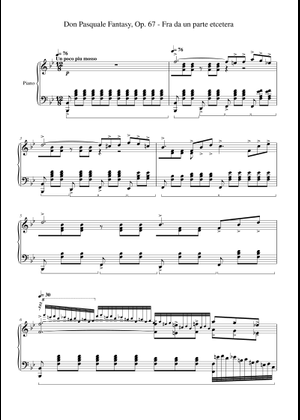 Don Pasquale – Gaetano Donizetti : Overture Sheet Music for