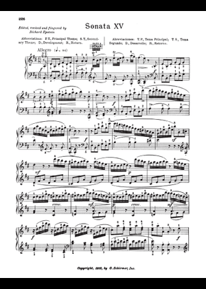 Mozart - Piano Sonata No.18 in D major, K.576 Sheet Music for
