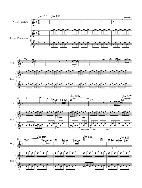 Concerto for Violin and Piano in D Minor, Op 47 – Jean Sibelius