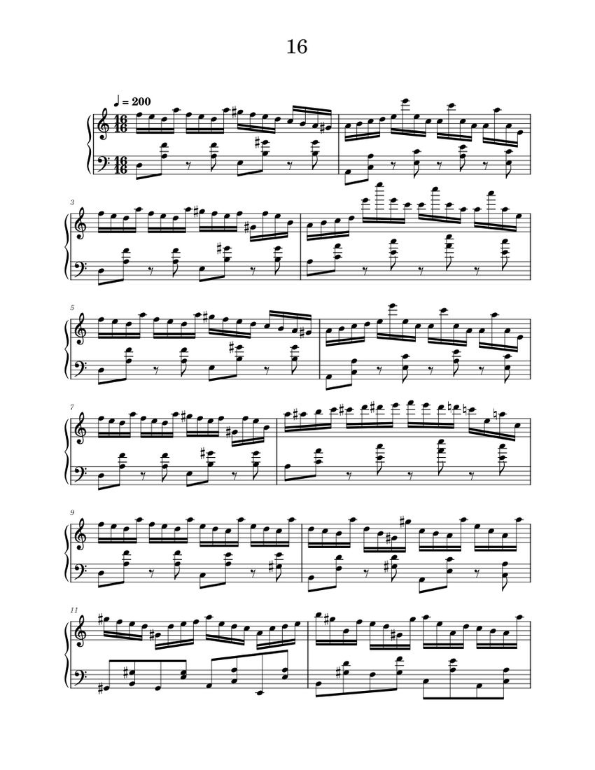 16 || 16 - piano tutorial