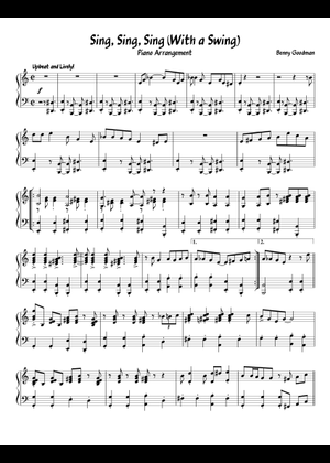 Sing, Sing, Sing Sheet Music for French horn (Mixed Trio