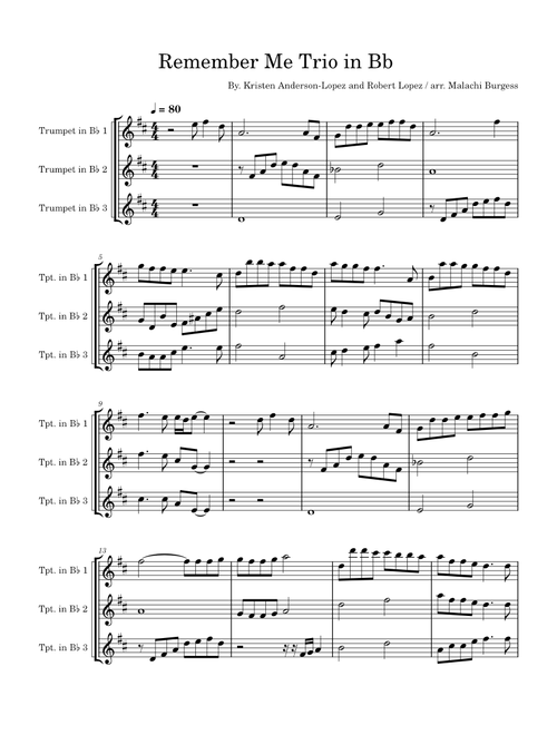 Remember Me – Misc tunes