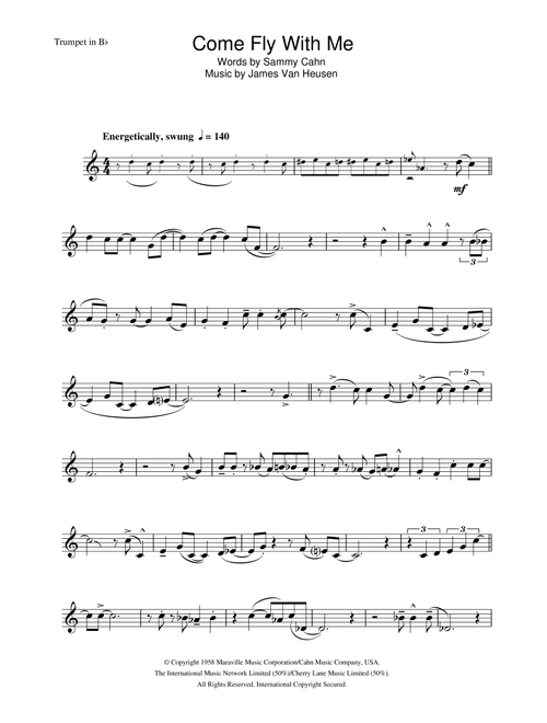 Come Fly With Me - Frank Sinatra (Trumpet Solo)