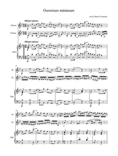 Nutcracker - Miniature Overture (Arr. Matia Costantini) - Parry Library (Small Ensemble)