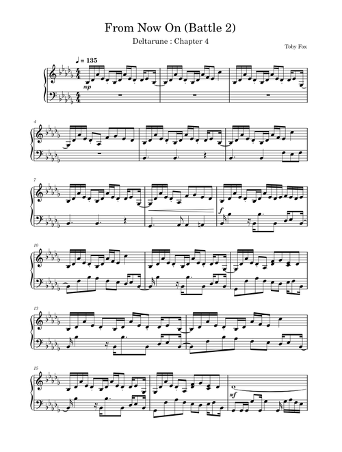 From Now On - Deltarune Chapter 3+4