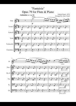 Partition Fantaisies TWV 40/2-13 - Pour Flûte Alto Et Piano | Œuvre Classique