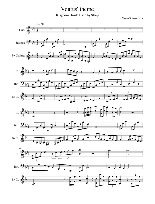 Ventus' Theme Kingdom Hearts Birth by Sleep