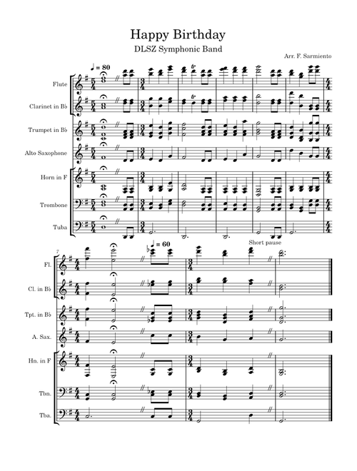 Happy Birthday – Misc Traditional