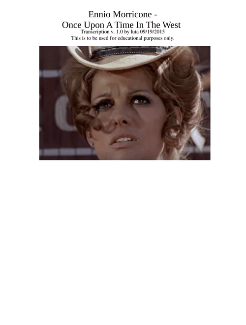 Ennio Morricone - Once Upon A Time In The West