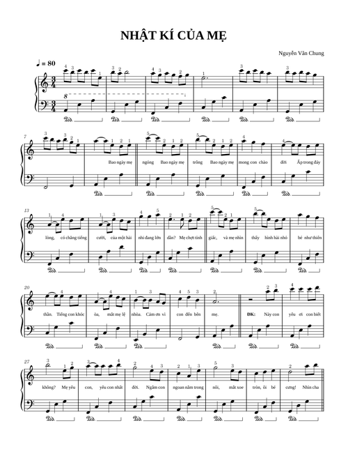 Nhật kí của mẹ - Nguyễn Văn Chung