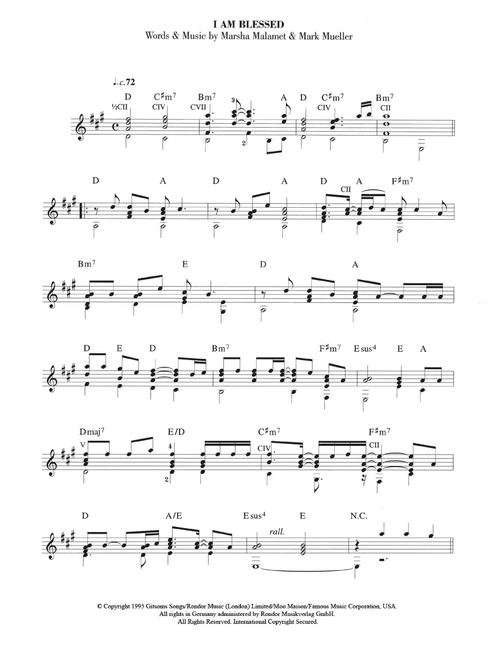 I Am Blessed - Eternal (Easy Guitar)
