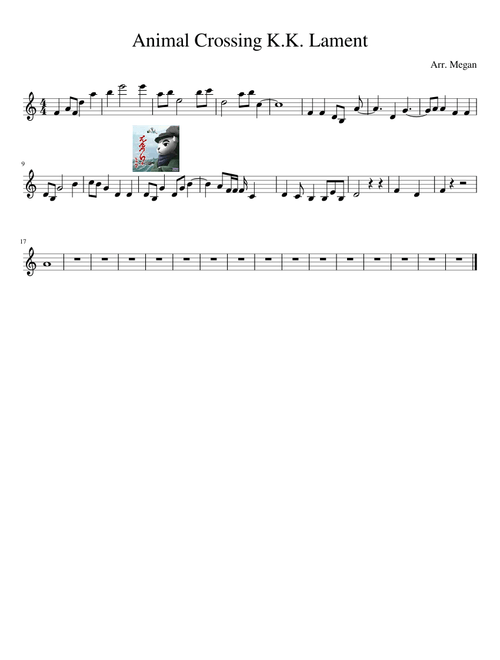 Animal Crossing K.K. Lament